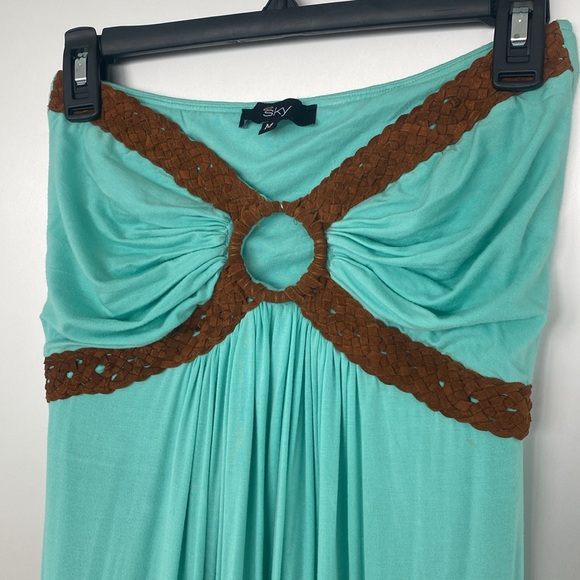 Sky Brand Aqua Maxi dress Vacation - Picture 2 of 4